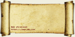 Georgina Poljaković vizit kartica